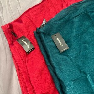 Two Express Infinity scarves NWT